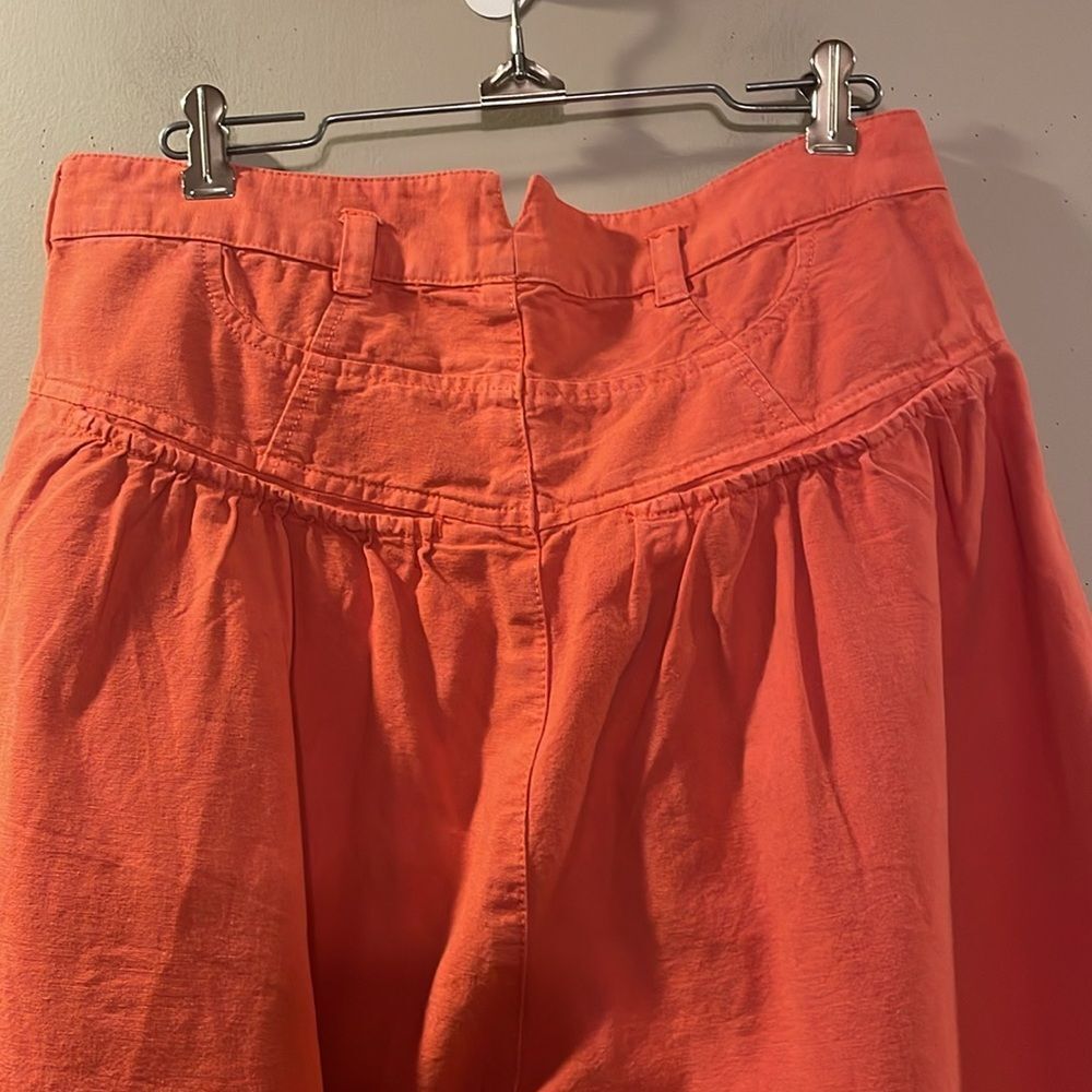 Free People Wide Leg Pants in Orange - Picture 11 of 15